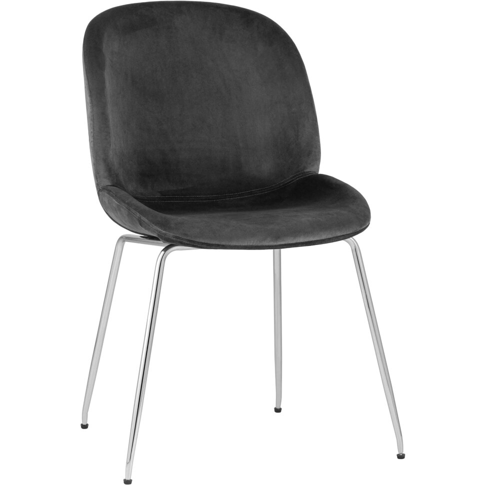 Стул Stool Group Beetle серый хромированные ножки Стул Stool Group Beetle серый хромированные ножки
