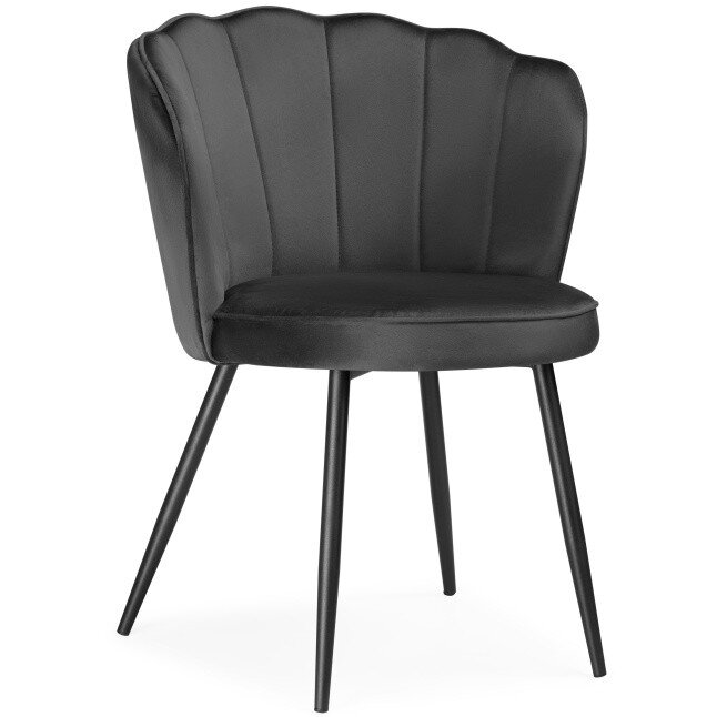Стул на металлокаркасе Coral grey / black Стул на металлокаркасе Coral grey / black