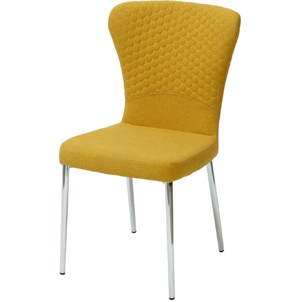 Стул SKY YELLOW/CHROME желтый, ткань М-City Стул SKY YELLOW/CHROME желтый, ткань М-City