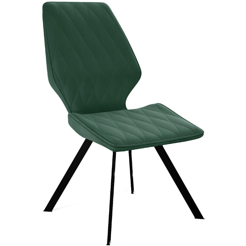Стул DikLine 242M B10 GREEN/ ножки черные Стул DikLine 242M B10 GREEN/ ножки черные