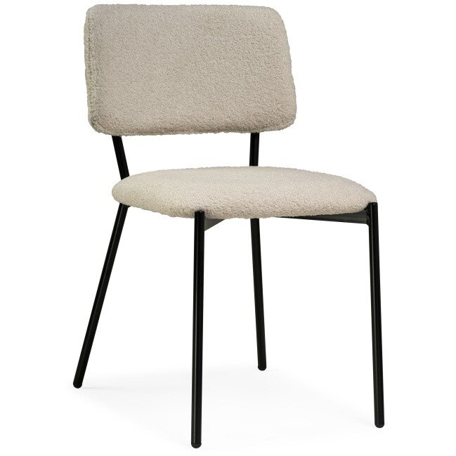 Стул на металлокаркасе Reparo beige / black Стул на металлокаркасе Reparo beige / black