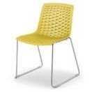 LUX 3 Стул пластиковый на металлокаркасе белый Белый LUX 3 Стул пластиковый на металлокаркасе белый Белый