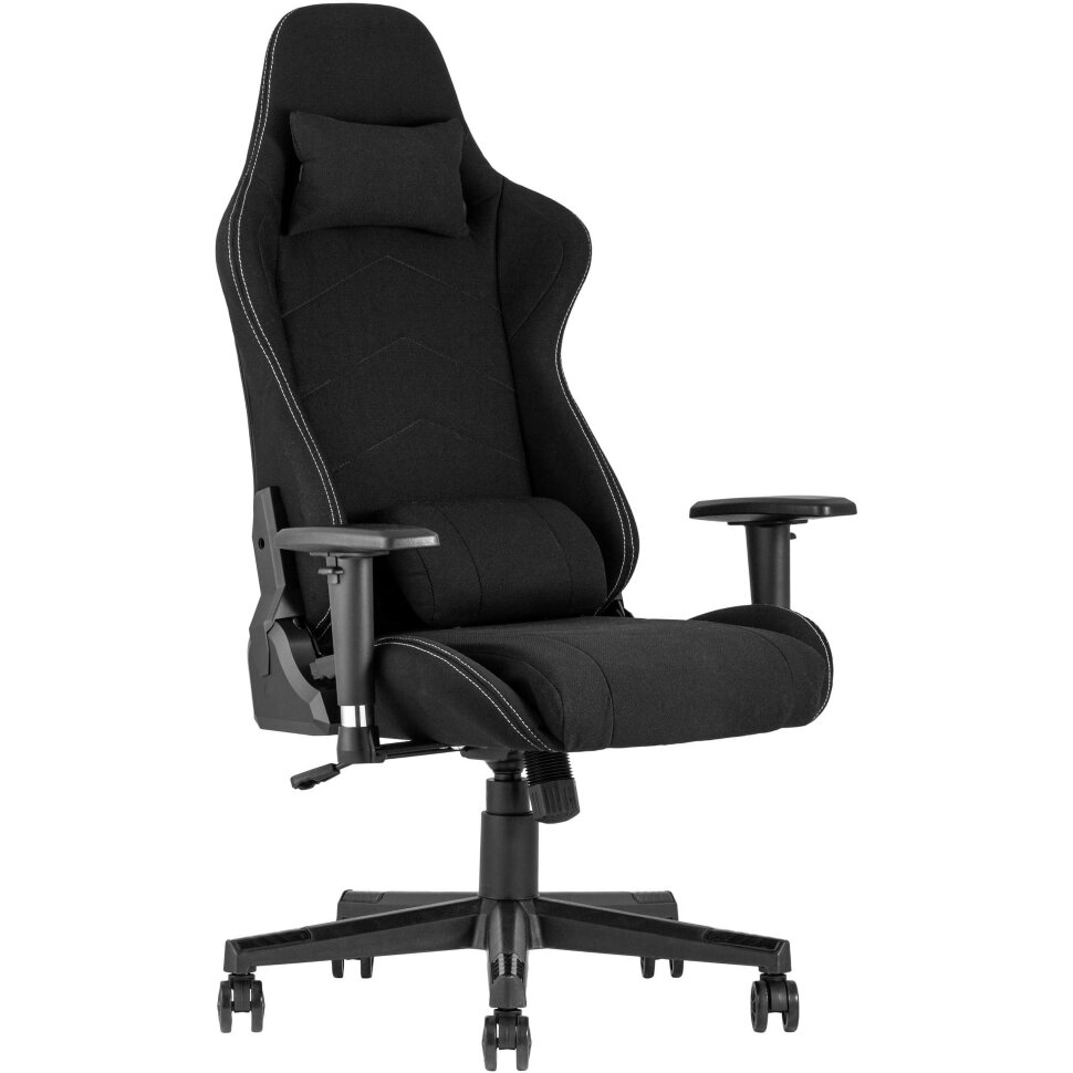 Игровое кресло Stool Group компьютерное TopChairs Maybach черное геймерское Игровое кресло Stool Group компьютерное TopChairs Maybach черное геймерское
