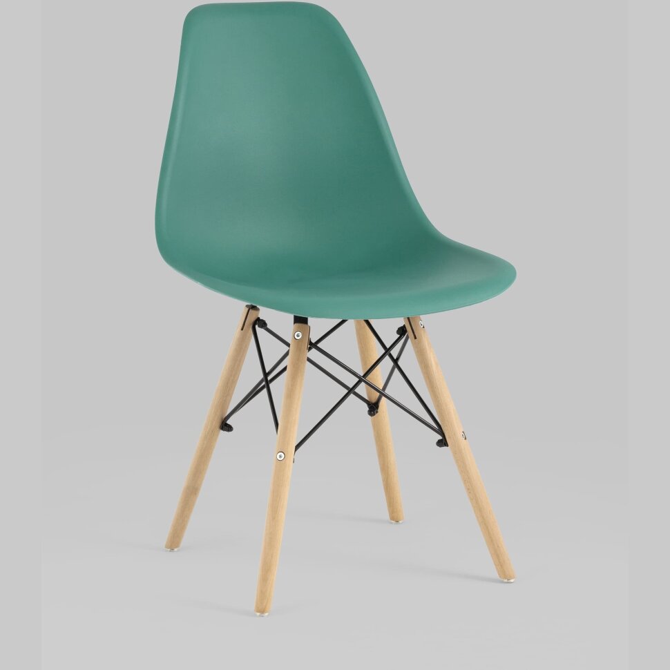 Стул Eames Style DSW серо-зеленый x4 Стул Eames Style DSW серо-зеленый x4