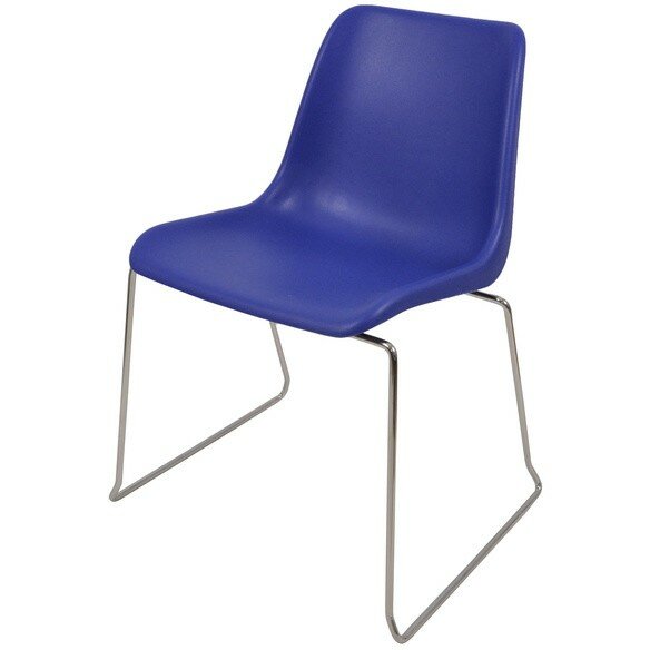 Стул пластиковый на металлокаркасе Vicenza -3 Blu blue RAL 5002 Синий Стул пластиковый на металлокаркасе Vicenza -3 Blu blue RAL 5002 Синий
