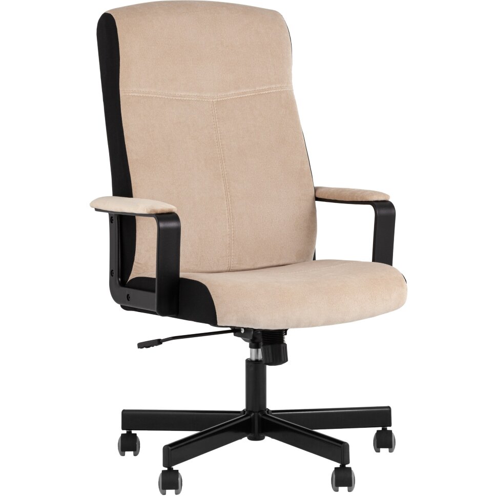 для руководителя TopChairs ST-DOMINGO велюр песочный крестовина металл для руководителя TopChairs ST-DOMINGO велюр песочный крестовина металл